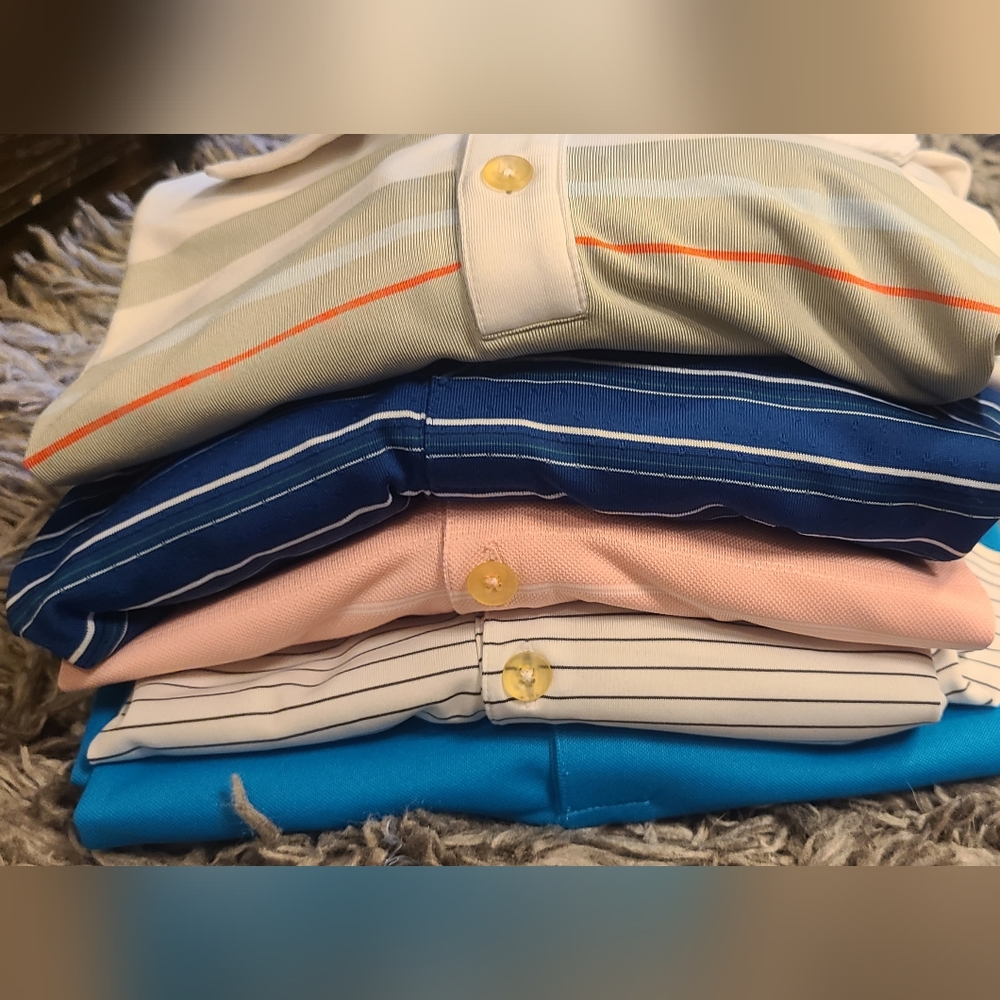 Lot of 5 men's Nike Golf shirts